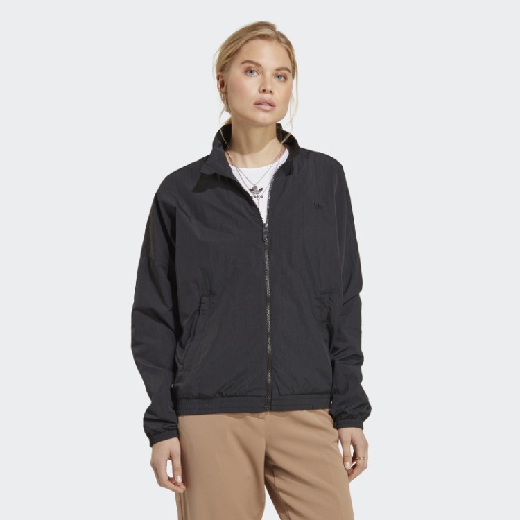 Jaqueta Preta Premium Essentials De Nylon Adidas