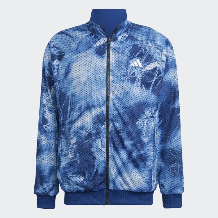 Jaqueta De Tênis Tecido Stretch Adidas Victory Blue Melbourne