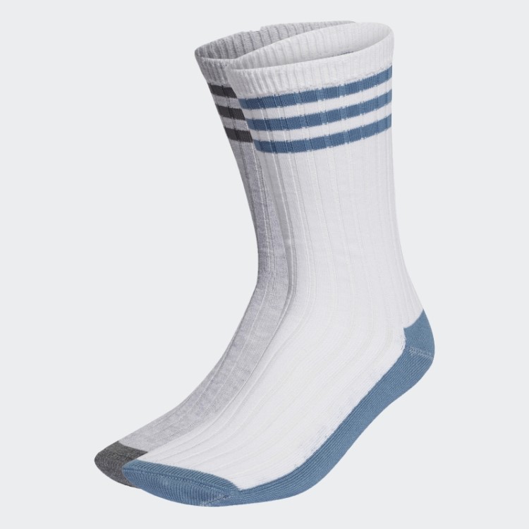 Meias Adidas Aventura 2 Pares Cinza Claro Urze Quente