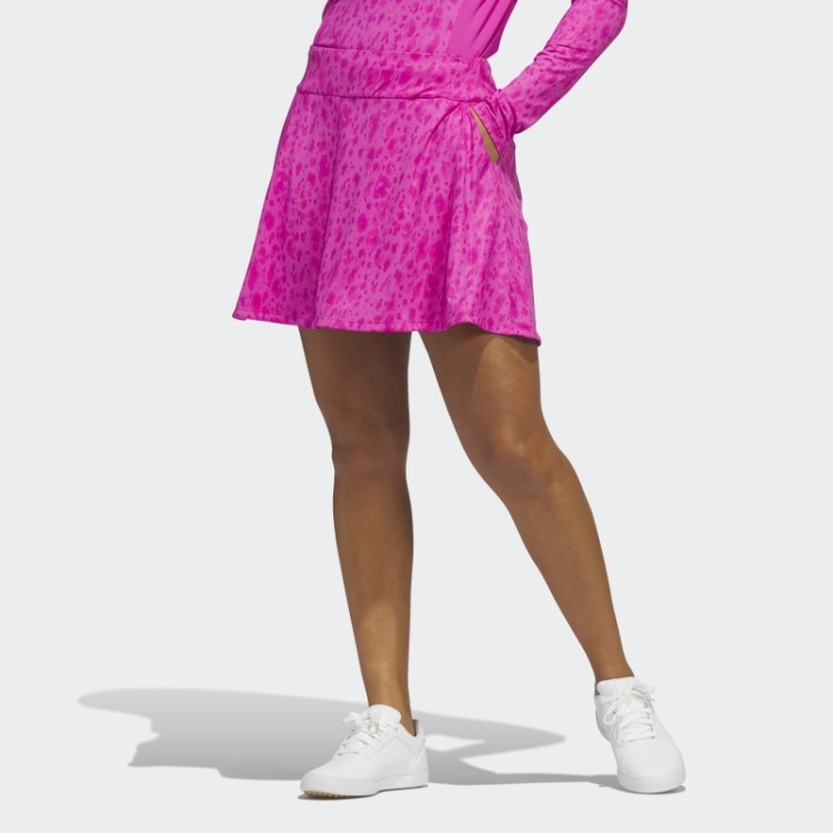 Saia De Golfe Fúcsia Adidas Estampada De 16 Polegadas