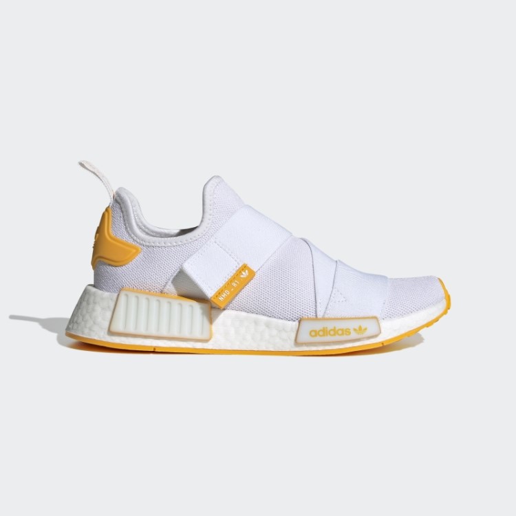 Tênis Branco Adidas Nmd-r1 Com Tiras