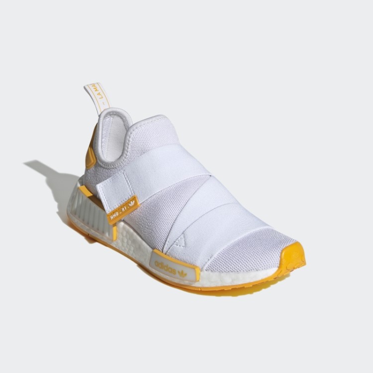 Tênis Branco Adidas Nmd-r1 Com Tiras
