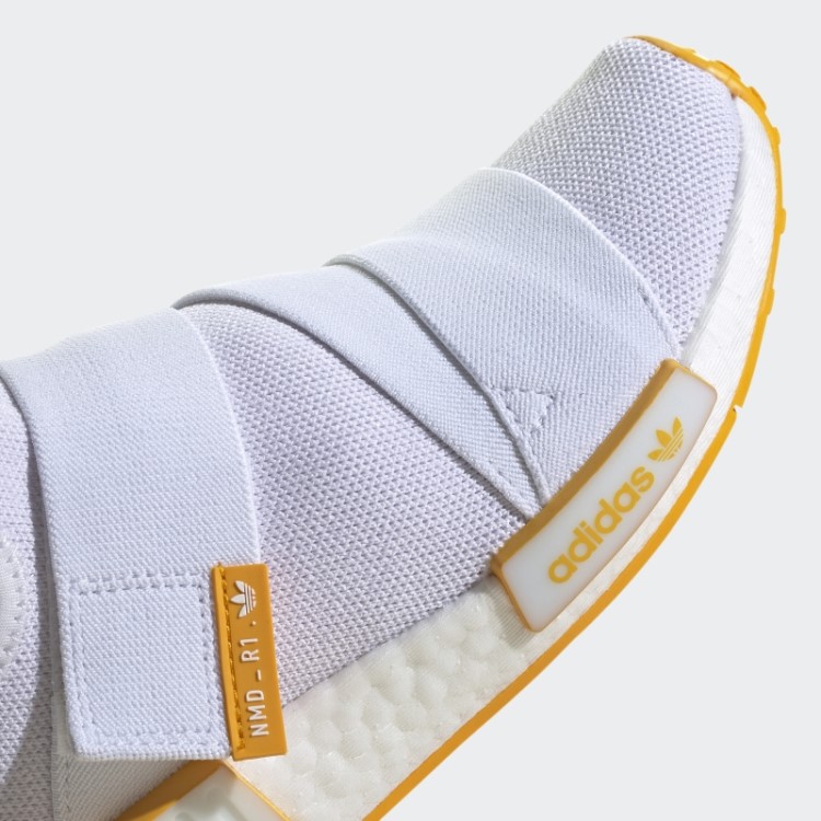 Tênis Branco Adidas Nmd-r1 Com Tiras