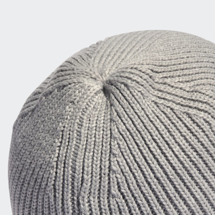 Gorro Adidas Com Logo Bicolor Cinza Médio