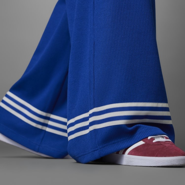 Calça Larga De Tricô Adicolor Anos 70 Adidas Royal