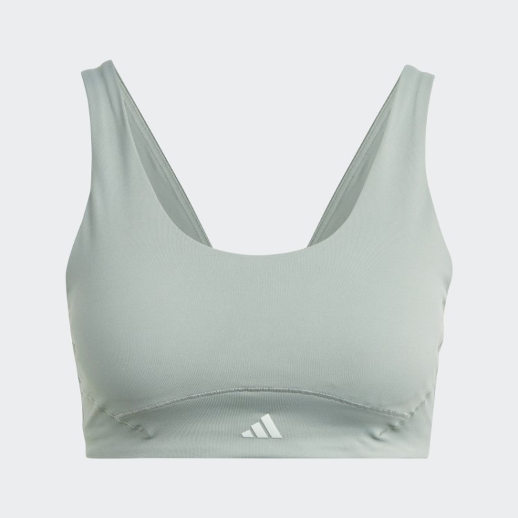 Sutiã De Suporte Médio Verde Coreflow Luxe Studio Adidas