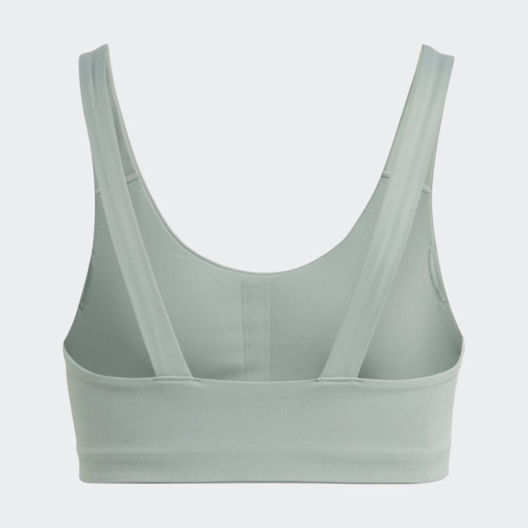 Sutiã De Suporte Médio Verde Coreflow Luxe Studio Adidas