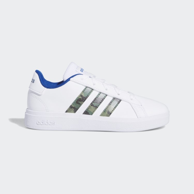 Grand Court Estilo De Vida Tênis De Renda Branco Adidas
