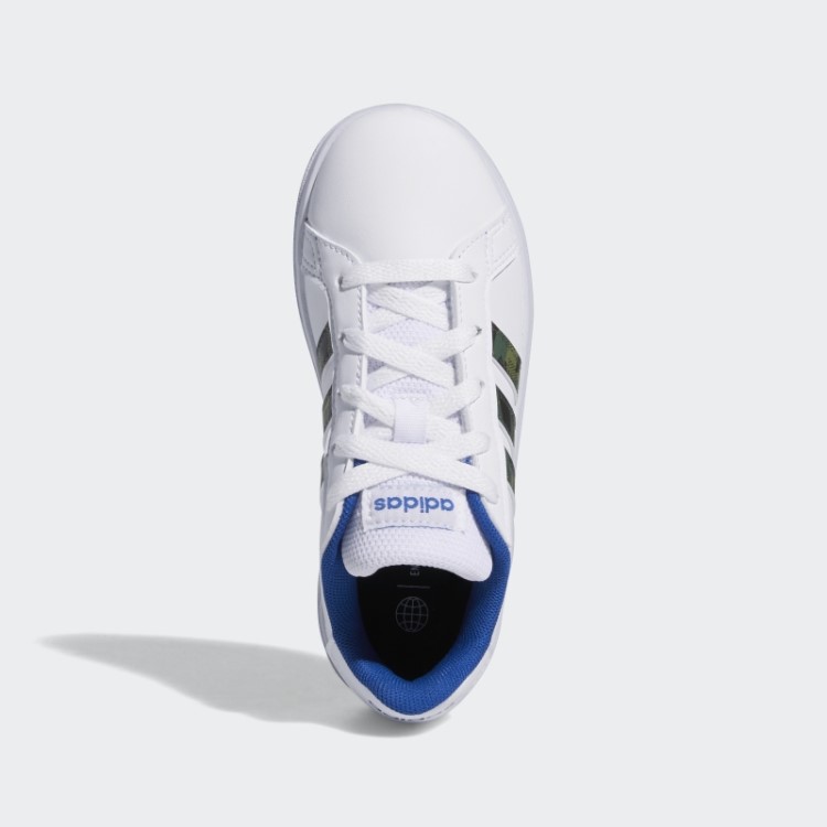 Grand Court Estilo De Vida Tênis De Renda Branco Adidas