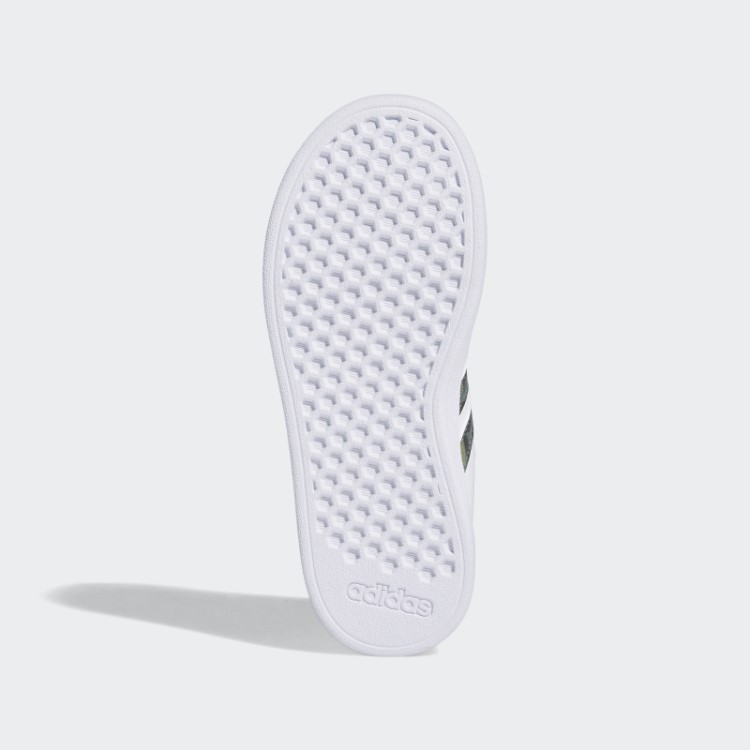 Grand Court Estilo De Vida Tênis De Renda Branco Adidas