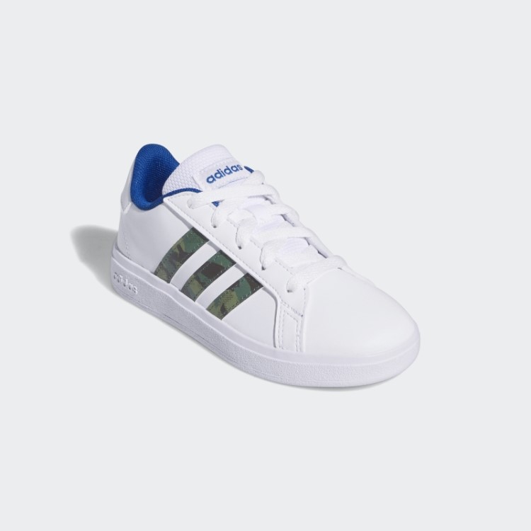 Grand Court Estilo De Vida Tênis De Renda Branco Adidas