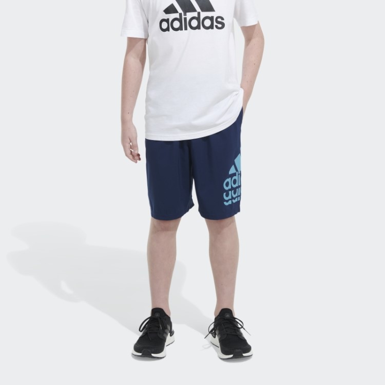 Emblema Tecido Essencial Da Marinha De Shorts Esportivos Adidas