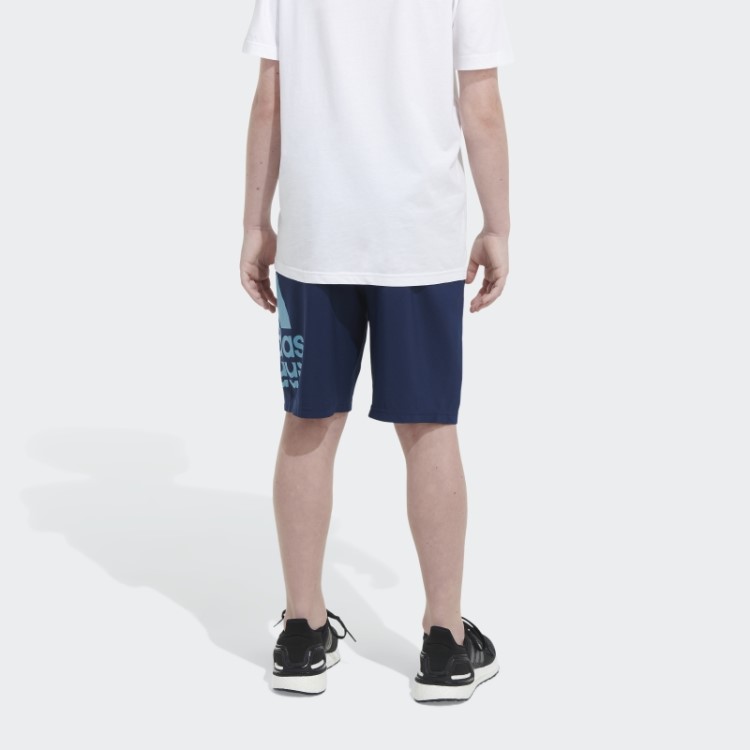 Emblema Tecido Essencial Da Marinha De Shorts Esportivos Adidas