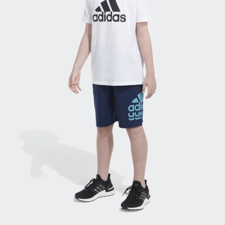 Emblema Tecido Essencial Da Marinha De Shorts Esportivos Adidas