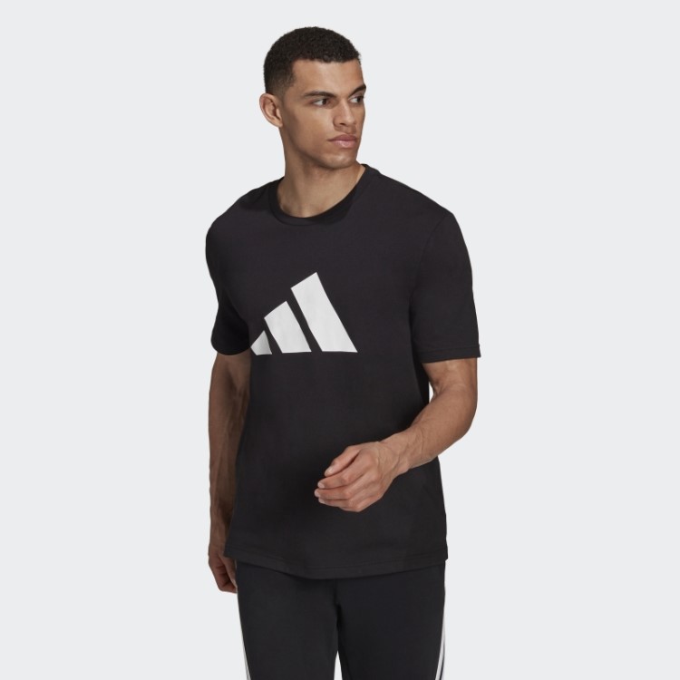 Camiseta Preta Adidas Future Icons Logo Graphic