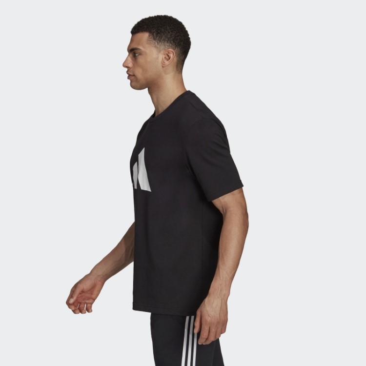 Camiseta Preta Adidas Future Icons Logo Graphic
