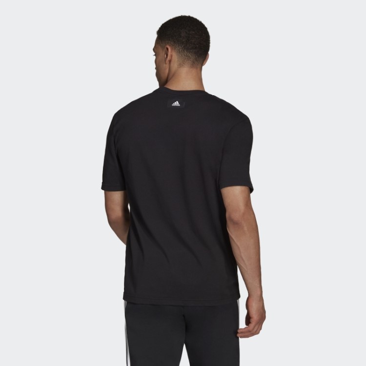 Camiseta Preta Adidas Future Icons Logo Graphic