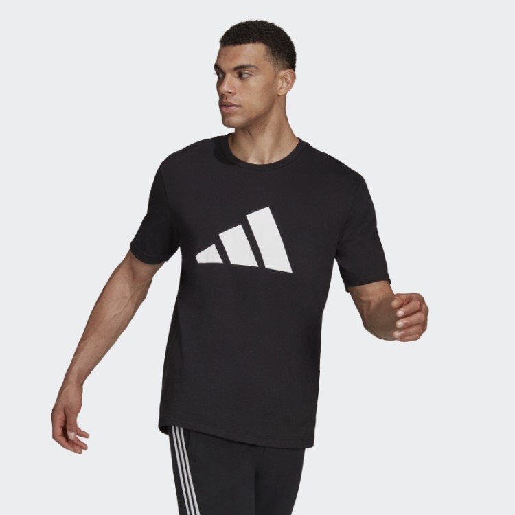 Camiseta Preta Adidas Future Icons Logo Graphic