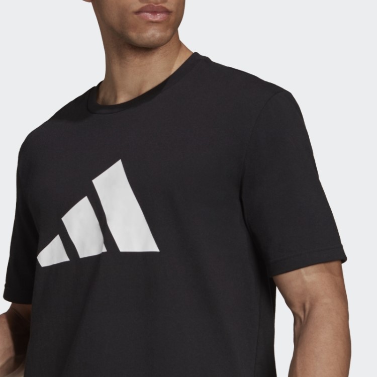 Camiseta Preta Adidas Future Icons Logo Graphic