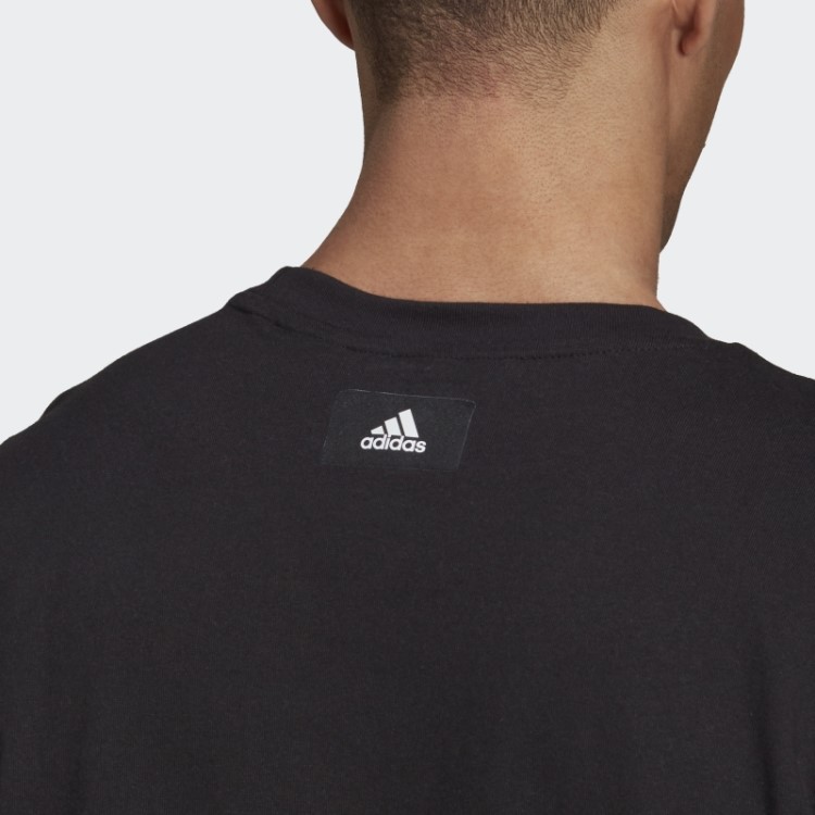 Camiseta Preta Adidas Future Icons Logo Graphic