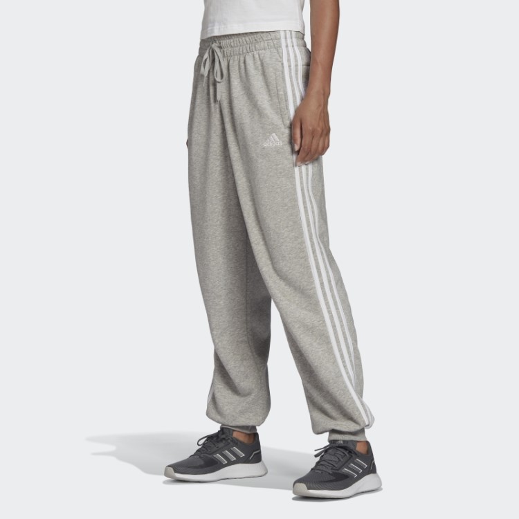 Calça Cinza Médio Studio Lounge 3 Listras Adidas