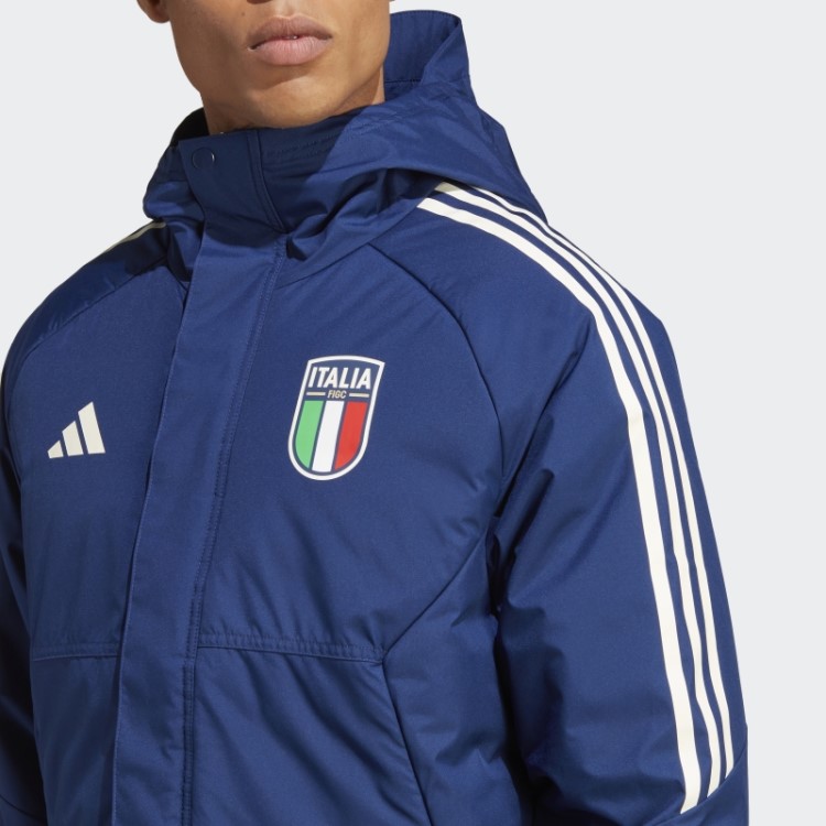 Itália Condivo 23 Estádio Parka Adidas Azul Escuro