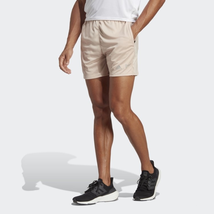 Bermuda De Corrida Taupe Adidas X Parley Quente