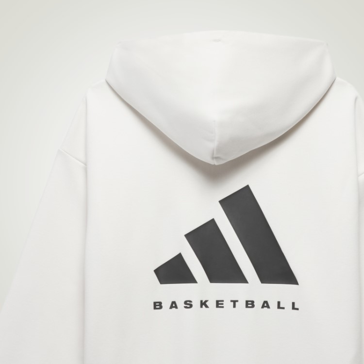 Moletom De Basquete Adidas Fashion Branco