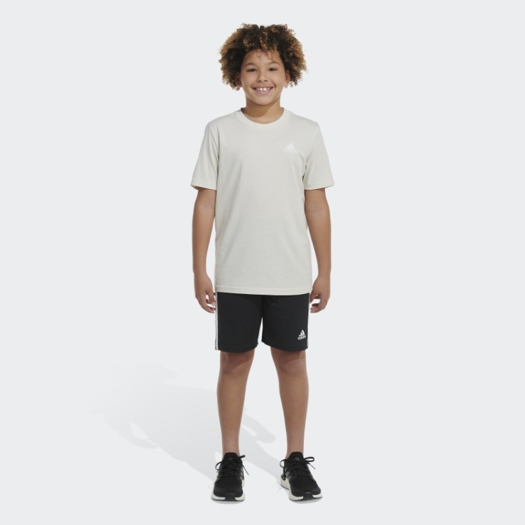 Camiseta Adidas Essencial Emb Logo Em Alumínio