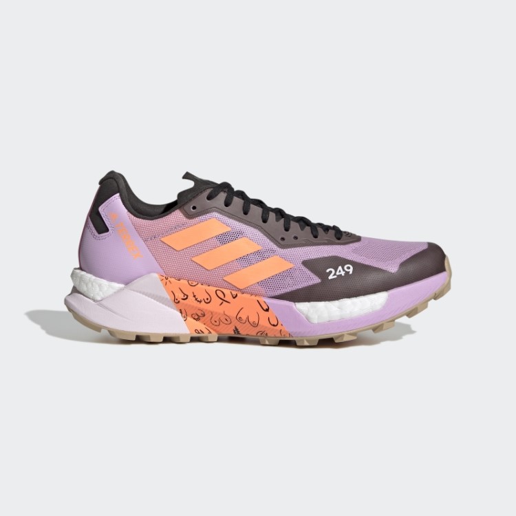 Tênis De Corrida Terrex Agravic Ultra Bca Para Trilha Lilás Adidas
