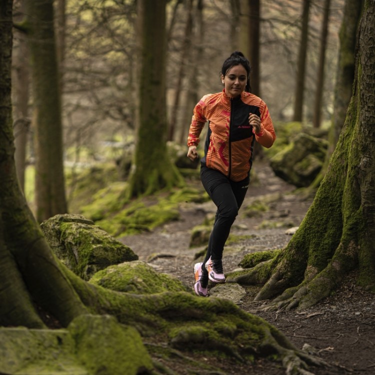 Tênis De Corrida De Trilha Adidas Lilás Terrex Agravic Ultra Bca