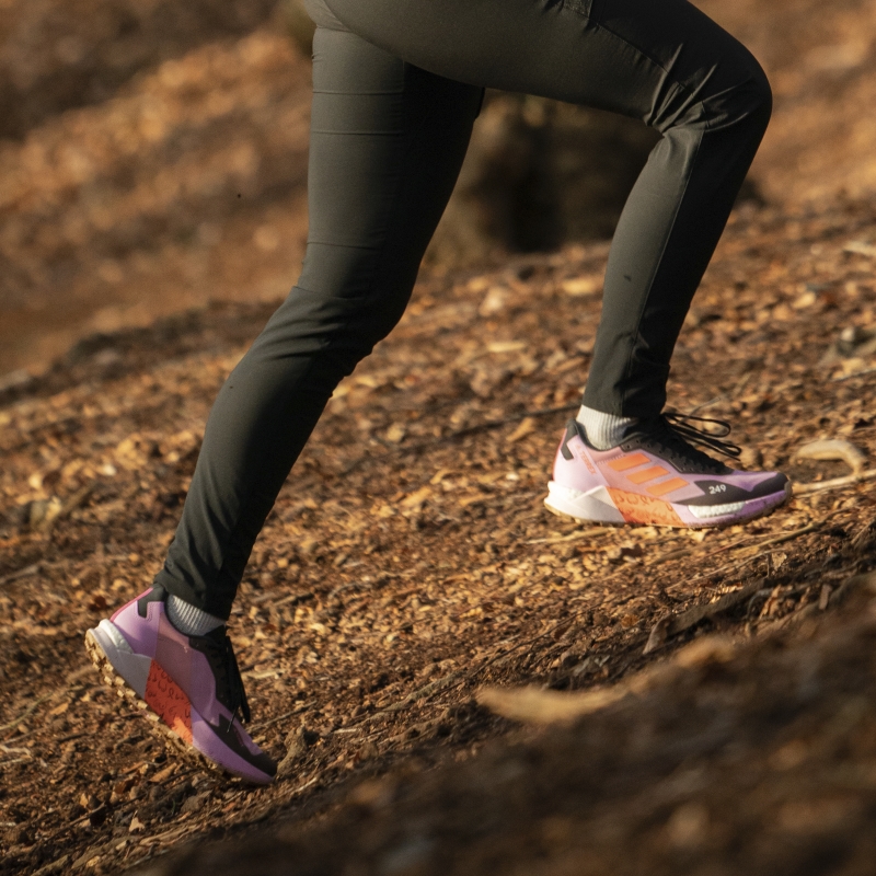Tênis De Corrida De Trilha Adidas Lilás Terrex Agravic Ultra Bca