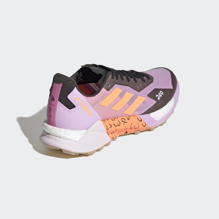 Tênis De Corrida De Trilha Adidas Lilás Terrex Agravic Ultra Bca