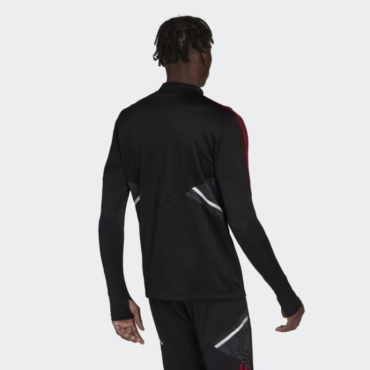 Top De Treino Adidas Manchester United Condivo 22 Preto