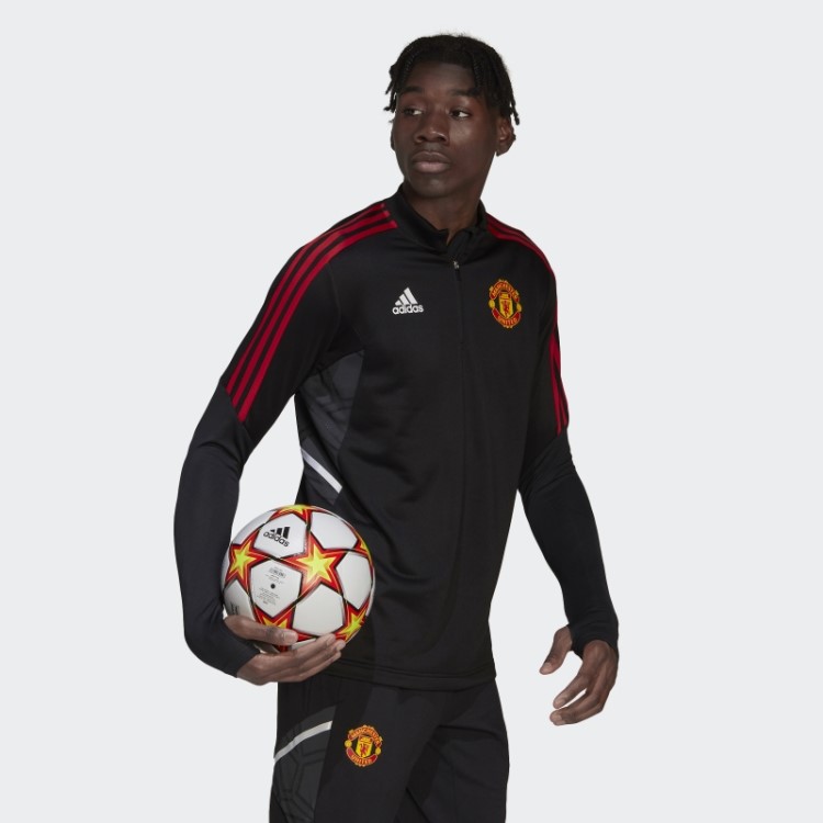 Top De Treino Adidas Manchester United Condivo 22 Preto