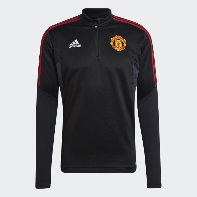 Top De Treino Adidas Manchester United Condivo 22 Preto