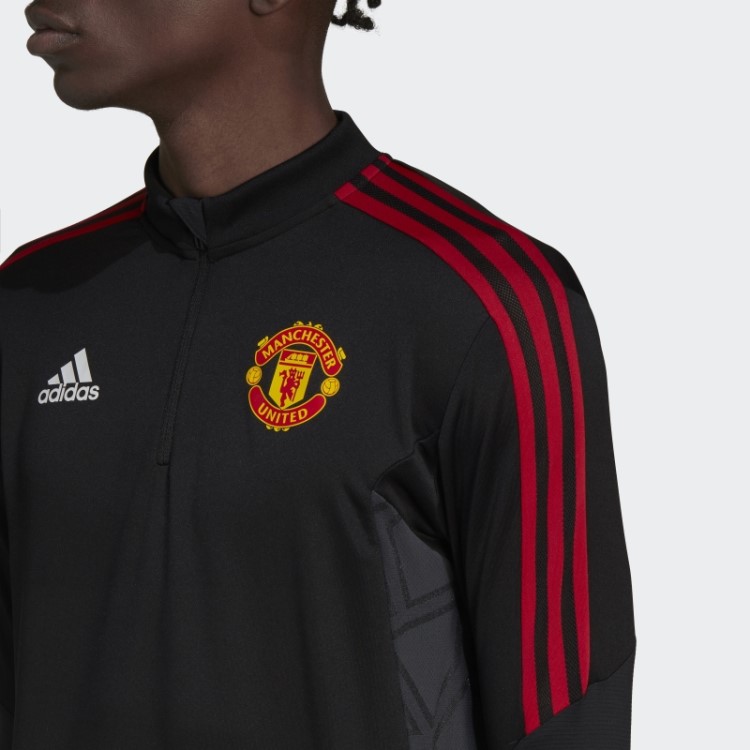 Top De Treino Adidas Manchester United Condivo 22 Preto