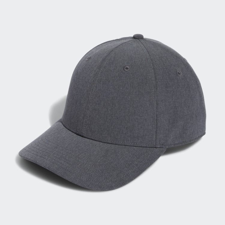 Boné Esportivo Com Emblema Mesclado Adidas Preto Melange