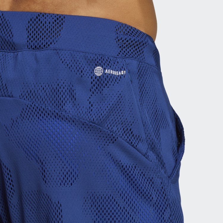 Calção De Tênis Dois Em Um Azul Melbourne Vitória De 7 Polegadas Adidas