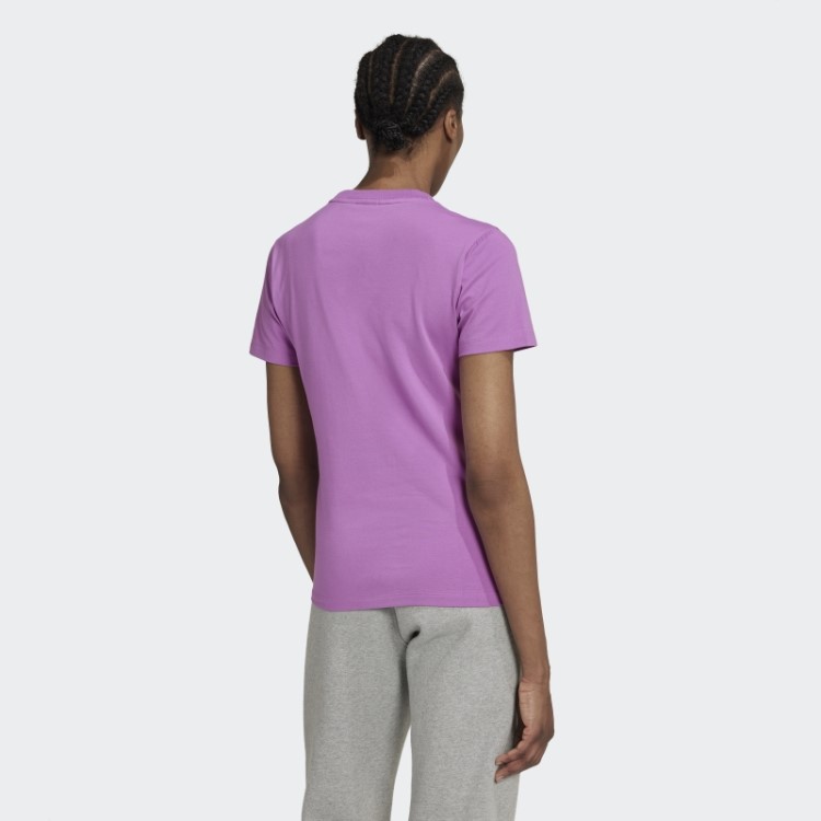 Camiseta Adicolor Classics Trefoil Lilás Adidas