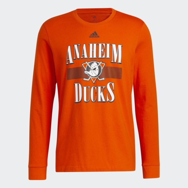 Camiseta Manga Longa Adidas Ducks Playmaker Laranja