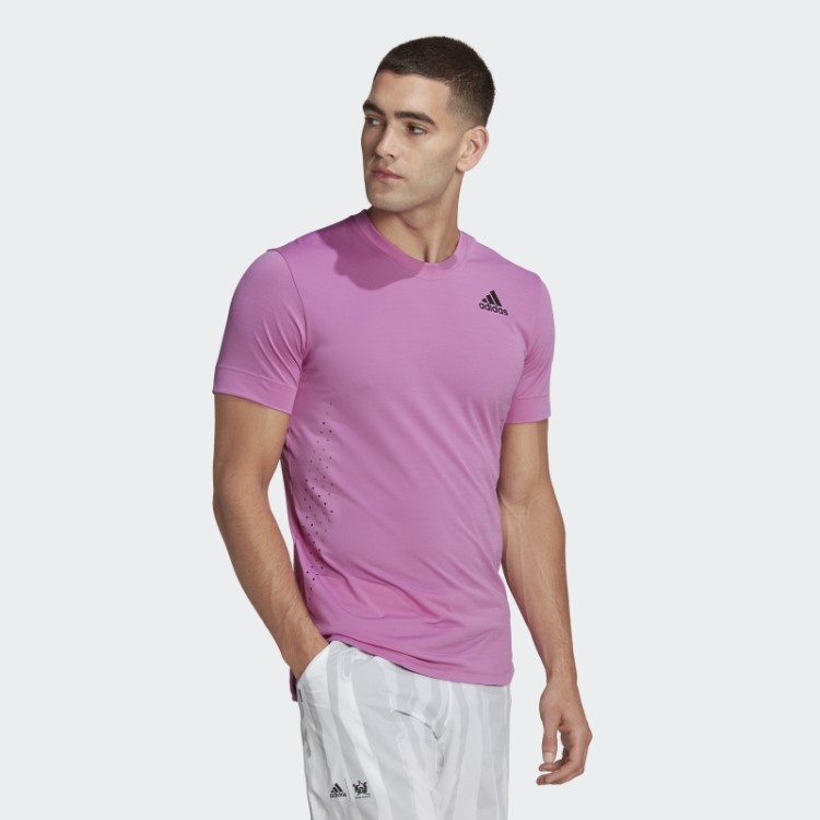 Camiseta Lilás Adidas Tênis New York Freelift