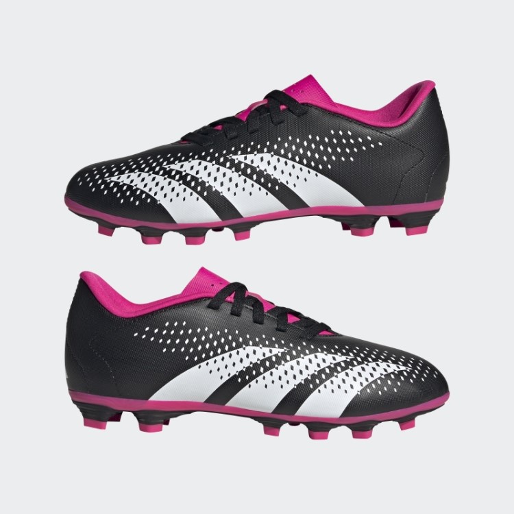 Precisão Do Predador Preto.4 Chuteiras De Chão Flexíveis Adidas