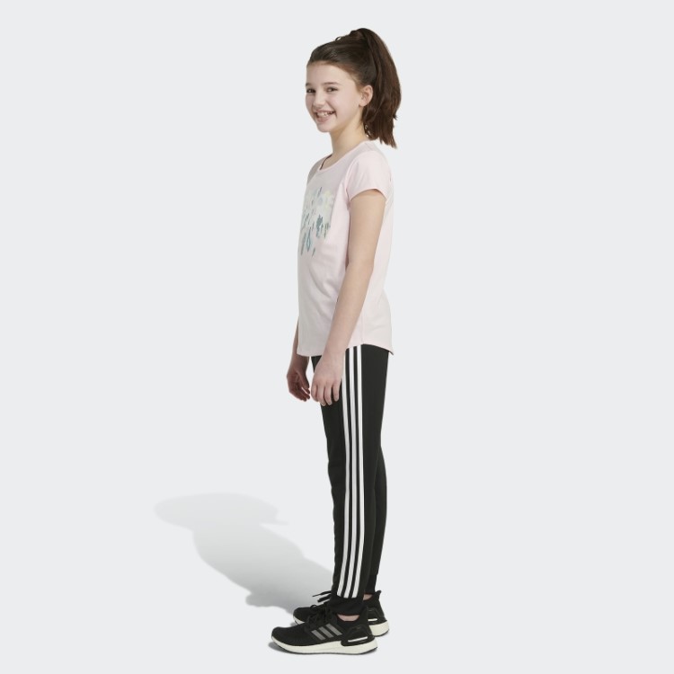 Camiseta Manga Curta Rosa Adidas