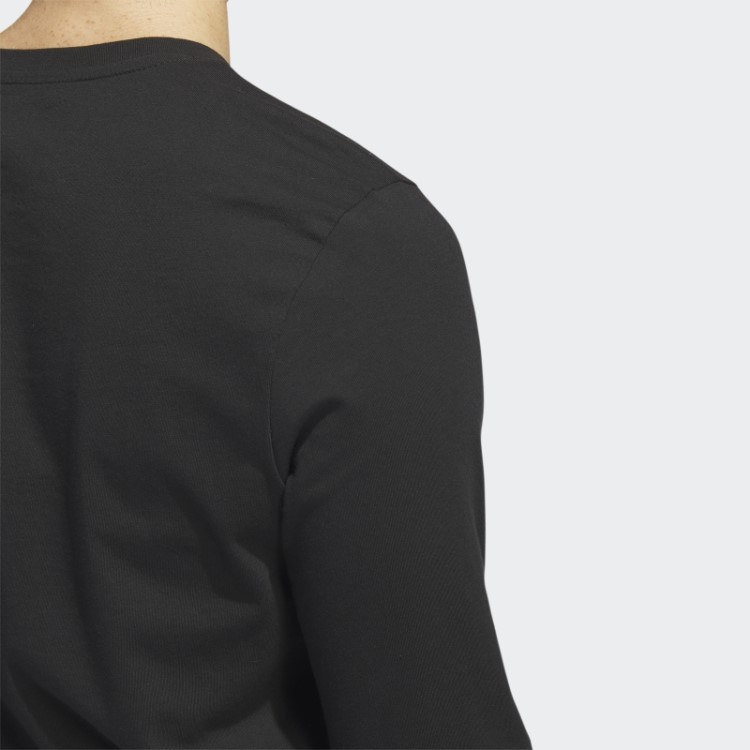 Camiseta Manga Longa Adidas Hurricanes Preta