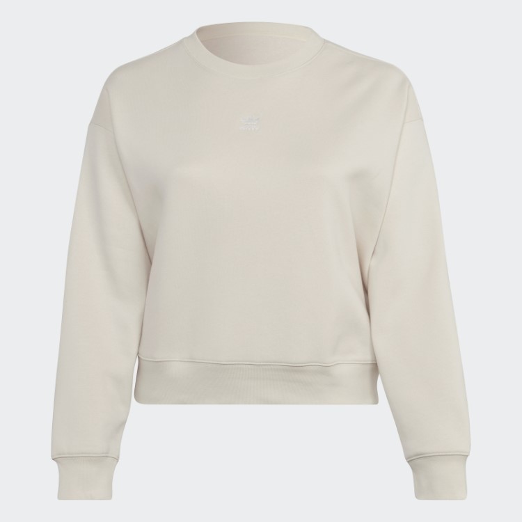 Moletom Branco Adidas Adicolor Essentials (tamanho Grande)