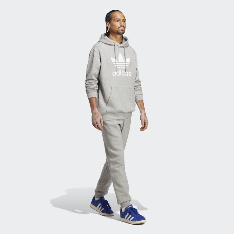 Calça Essencial Trefoil Cinza Médio Adidas