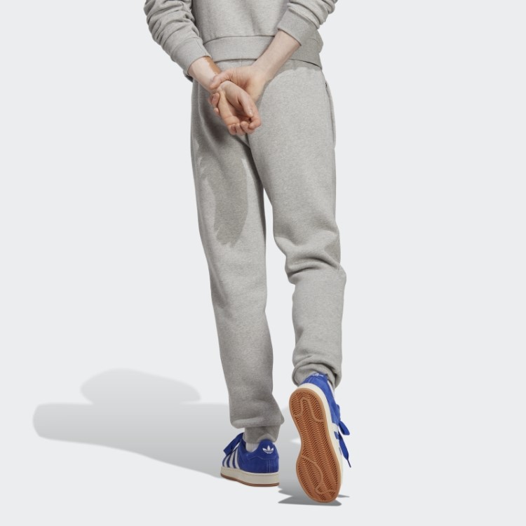 Joggers Essenciais Trevo Cinza Médio Adidas