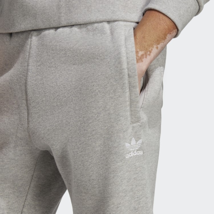 Joggers Essenciais Trevo Cinza Médio Adidas