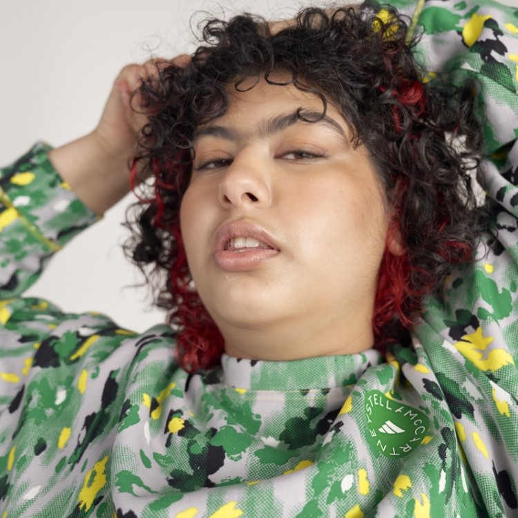 Adidas By Stella Mccartney Moletom Com Estampa Floral - Plus Size Branco Quente